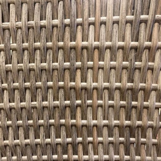 Poltrona da giardino, 65 x 68,5 x 93,5 cm, in acciaio e rattan sintetico colore beige | Collezione Torino