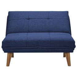 Divano Letto, 95 x 86 x 81 cm, blu oceano | Collezione Bicol