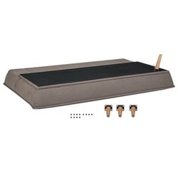 Divano letto, 194 x 95 x 89 cm, rivestimento marrone | Collezione Hufranch
