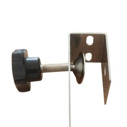 Supporto per riscaldatore a infrarossi, 21 x 10 x 4 cm, in alluminio color argento | Collezione Supporto