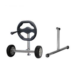 Soporte enrollacobertor Kokido Thor 59x72 cm con ruedas para piscinas enterradas