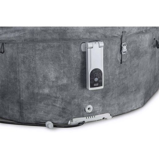 Spa inflável Bestway Lay-Z-Spa Carrara Smart AirJet Ø170 cm cinza pedra