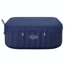 Spa inflável Bestway Lay-Z-Spa Hawaii 180x180x71 cm, 140 jatos, azul e branco