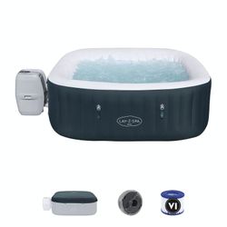 Jacuzzi gonfiabile Bestway Lay-Z-Spa Ibiza Energy-Efficient AirJet 6 verde scuro 180x180x66 cm