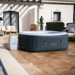 Jacuzzi gonfiabile Bestway Lay-Z-Spa Ibiza Energy-Efficient AirJet 6 verde scuro 180x180x66 cm