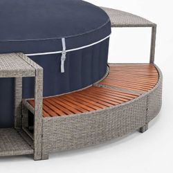 Spa Gonflable Bestway Lay-Z-Spa Miami Energy-Efficient AirJet Ø180 + Revêtement K2O Full