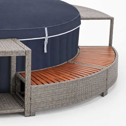 Spa Gonflable Bestway Lay-Z-Spa Miami Energy-Efficient AirJet Ø180 + Revêtement K2O Full