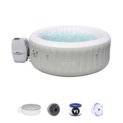 Jacuzzi gonfiabile Bestway Lay-Z-Spa Tahiti 180x66 cm con Airjet, LED e copertura