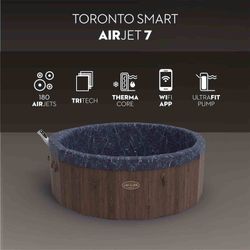 Jacuzzi gonfiabile Bestway Lay-Z-Spa Toronto ThermaCore Smart AirJet 180 getti Ø190x70 cm