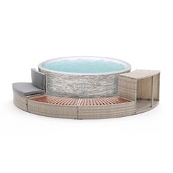 Spa hinchable Bestway Vancouver AirJet + revestimiento K2O Half Surround