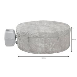 Jacuzzi gonfiabile Bestway Lay-Z-Spa Zurich 180x66 cm per 4 persone con AirJet