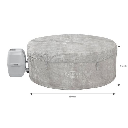 Jacuzzi gonfiabile Bestway Lay-Z-Spa Zurich 180x66 cm per 4 persone con AirJet
