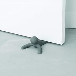 Sujetador de puerta, 15 x 11 x 6 cm, de caucho termoplástico en gris | Colección Buddy