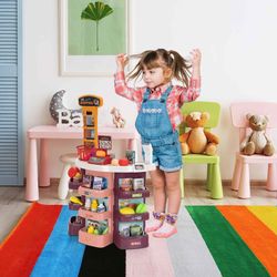 Supermercato per bambini, 51 x 27 x 78 cm, in polietilene multicolore | Collezione Market