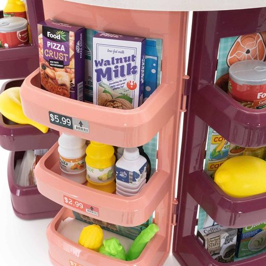 Supermercato per bambini, 51 x 27 x 78 cm, in polietilene multicolore | Collezione Market