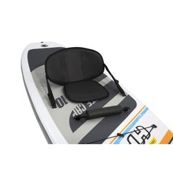 Planche de Paddle Surf Gonflable Bestway Hydro-Force White Cap avec Pagaie, Siège et Pompe