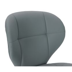Sgabello alto, 45 x 52 x 94 cm, in pelle sintetica verde | Collezione Maura