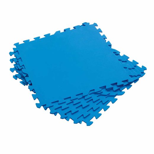 Tapis de Sol en Mousse Bestway 9 Pièces 50x50 cm Bleu