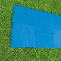 Tapis de Sol en Mousse Bestway 9 Pièces 50x50 cm Bleu