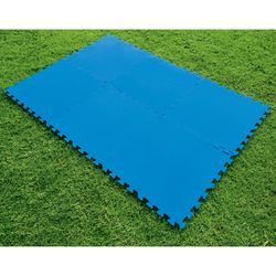 Tapis de Sol en Mousse Bestway 9 Pièces 50x50 cm Bleu