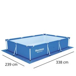 Tapis de Sol pour Piscines Démontables Bestway Rectangulaire 338x239 cm