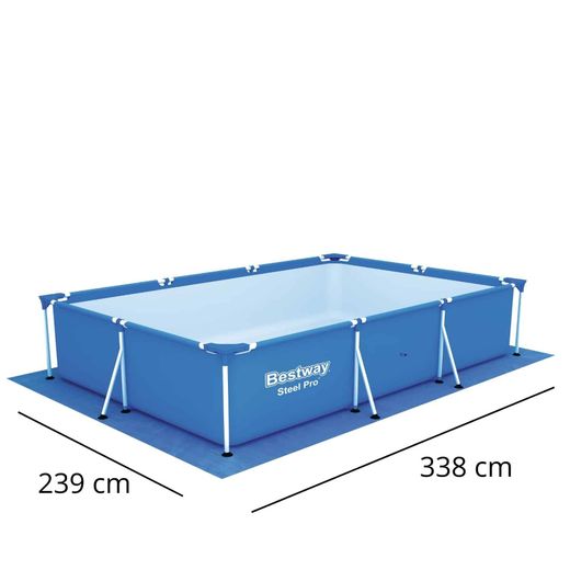 Tapis de Sol pour Piscines Démontables Bestway Rectangulaire 338x239 cm