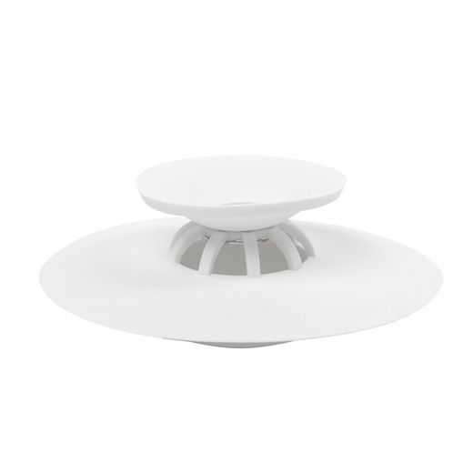 Tappo di scarico, 10 x 10 x 3 cm, bianco | Collezione Flex