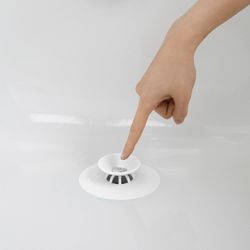 Tappo di scarico, 10 x 10 x 3 cm, bianco | Collezione Flex