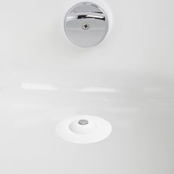 Tappo di scarico, 10 x 10 x 3 cm, bianco | Collezione Flex