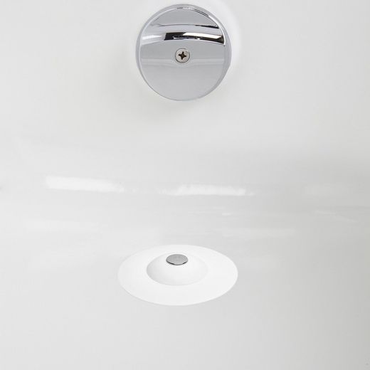 Tappo di scarico, 10 x 10 x 3 cm, bianco | Collezione Flex