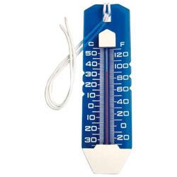 Termometro galleggiante per piscina Kokido, blu, con corda e lettura in Celsius e Fahrenheit