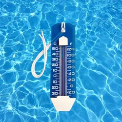 Termómetro flutuante para piscina Kokido, azul, com corda e leitura em Celsius e Fahrenheit