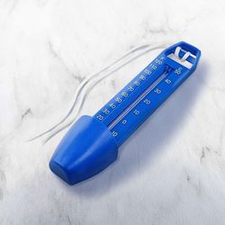 Termometro galleggiante per piscina Kokido, blu, con corda e doppia scala
