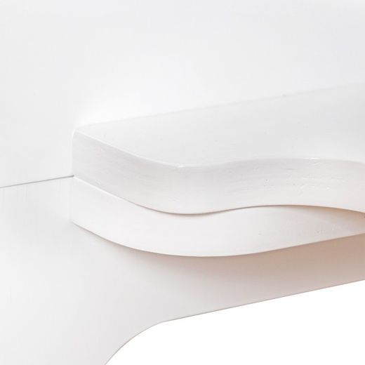 Tavolo da studio evolutivo, 43 x 40 x 86,5 cm, in legno bianco e nero | Collezione Evolutive II