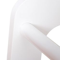 Tavolo da studio evolutivo, 43 x 40 x 86,5 cm, in legno bianco e nero | Collezione Evolutive II
