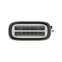 Tostador XL en negro, 42 x 18 x 19 cm | Kaito