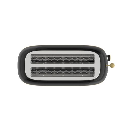 Tostador XL en negro, 42 x 18 x 19 cm | Kaito