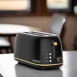 Tostador XL en negro, 42 x 18 x 19 cm | Kaito