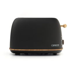 Toaster, 29,2 x 18 x 19 cm, aus Kunststoff und Edelstahl in Schwarz | Kollektion Kaito