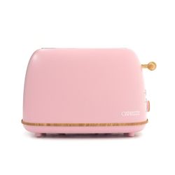 Tostadora, 29,2 x 18 x 19 cm, de plástico y acero inoxidable en rosa | Colección Kaito