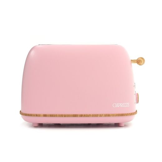 Tostadora, 29,2 x 18 x 19 cm, de plástico y acero inoxidable en rosa | Colección Kaito