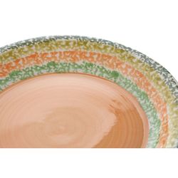 Vajilla de 18 piezas de gres en naranja | Colección Autumn