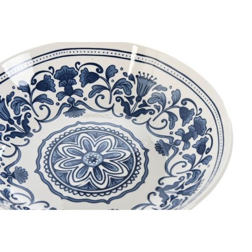 Servizio da tavola in porcellana di 18 pezzi in blu e bianco | Collezione Atlantica