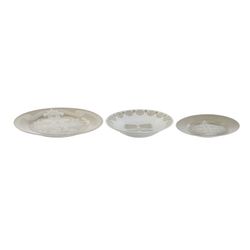 Servizio da tavola in porcellana da 18 pezzi in beige e bianco | Collezione Delhi