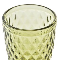 Vaso de cristal, Ø 8 x 10 cm, en verde| Colección Días