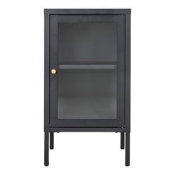 Vetrina, 38 x 35 x 70 cm, in acciaio nero | Collezione Dalby