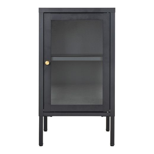Vetrina, 38 x 35 x 70 cm, in acciaio nero | Collezione Dalby
