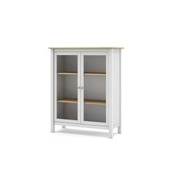 Vetrina, 90 x 40 x 110 cm, in legno di pino bianco | Collezione Misti