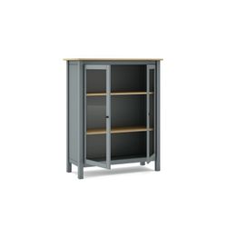 Vetrina, 90 x 40 x 110 cm, in legno di pino verde | Collezione Misti