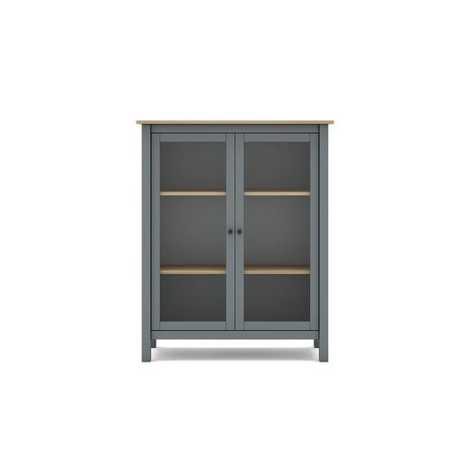 Vetrina, 90 x 40 x 110 cm, in legno di pino verde | Collezione Misti